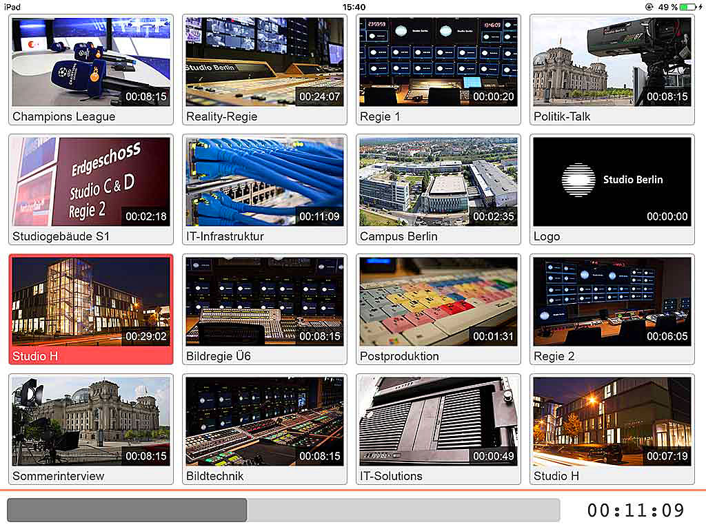 Touch Playout – One Click to Play