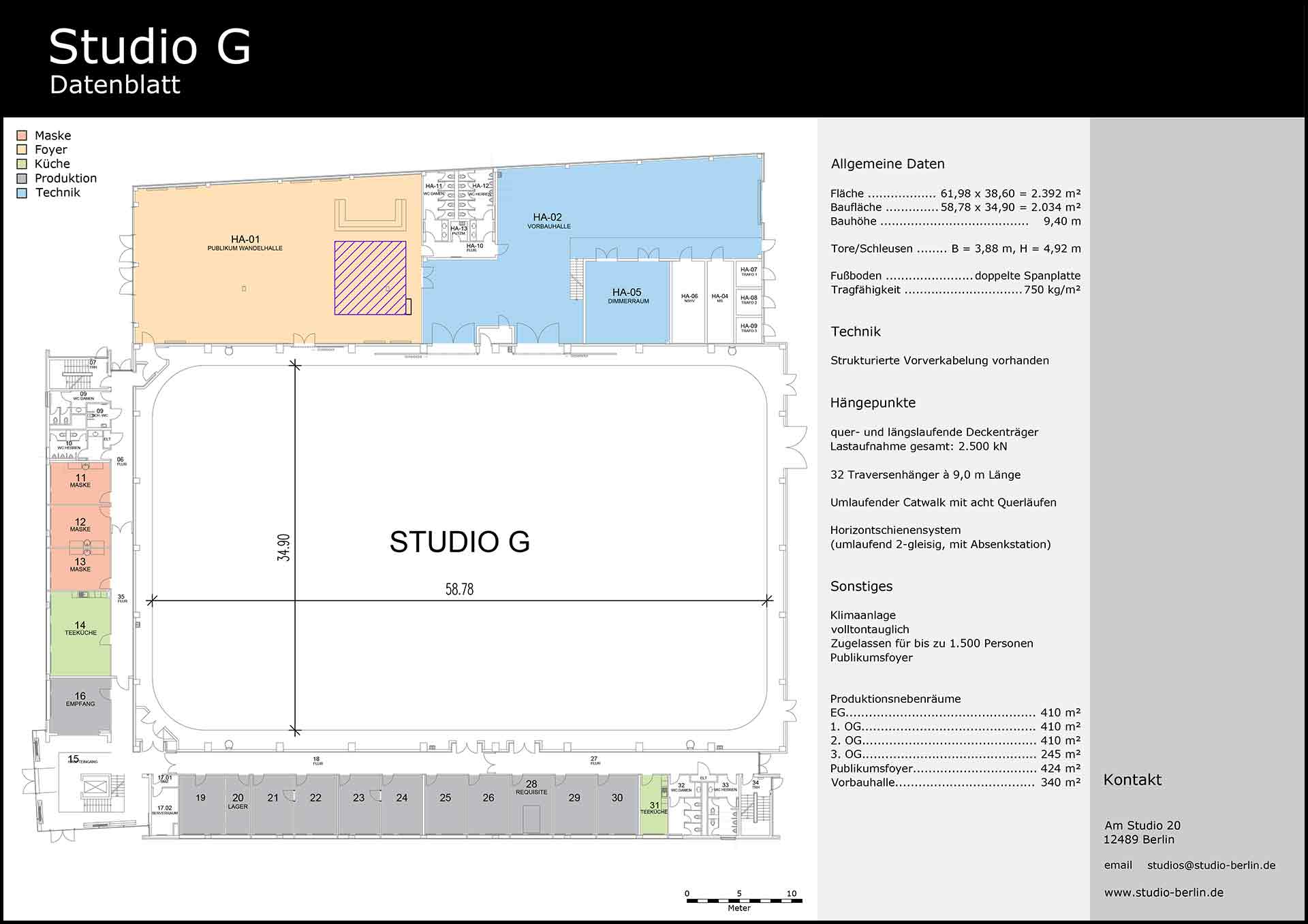 Studio G Quickfacts